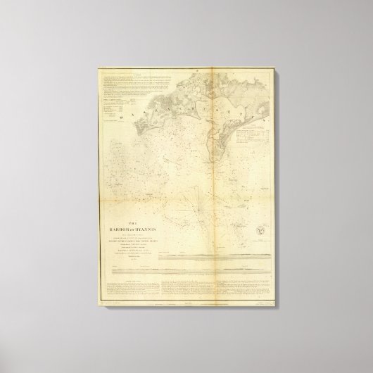 Harbour of Hyannis Canvas Afdruk (Voorkant)