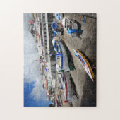 Harbour op de Azoren Legpuzzel (Verticaal)