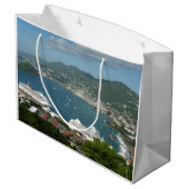Harbour op de St. Thomas US Maagdeneilanden Groot Cadeauzakje (Achterkant Gekanteld)