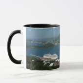 Harbour op de St. Thomas US Maagdeneilanden Mok (Links)