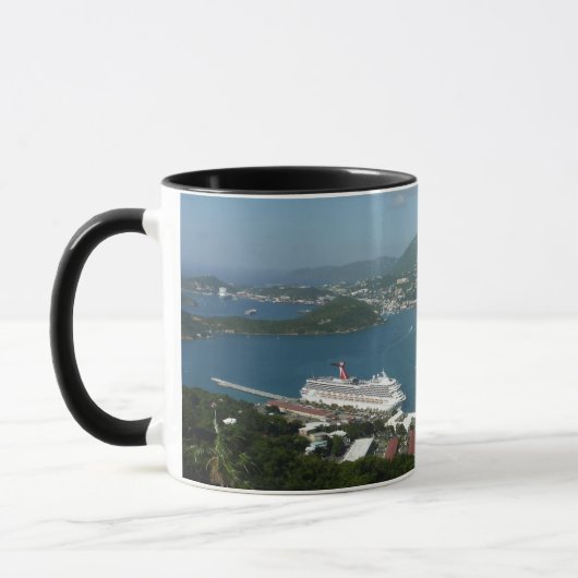 Harbour op de St. Thomas US Maagdeneilanden Mok (Links)