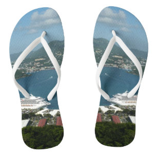 Harbour op de St. Thomas US Maagdeneilanden Teenslippers