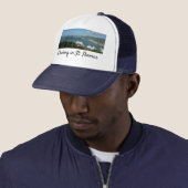 Harbour op de St. Thomas US Maagdeneilanden Trucker Pet (In situ)