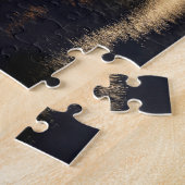 Harbour op Malta verlicht 's nachts Legpuzzel (Zijkant)