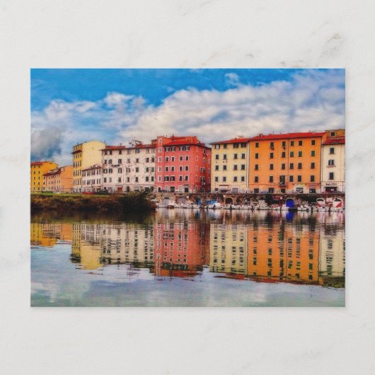 Harbour Reflections (gebilderd) Briefkaart (Voorkant)