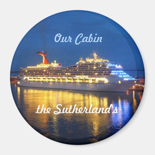 Harbour Reflections Personalized Magneet (Voorkant)