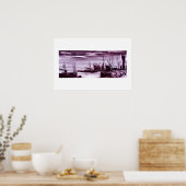 Harbour 's nachts poster (Keuken)