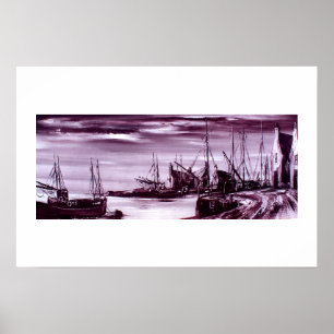Harbour 's nachts poster