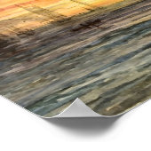 Harbour Scene beroemd gemaakt door Thomas Moran Pr Poster (Hoek)