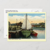 Harbour Scene, Gloucester, MA Briefkaart (Voorkant / Achterkant)