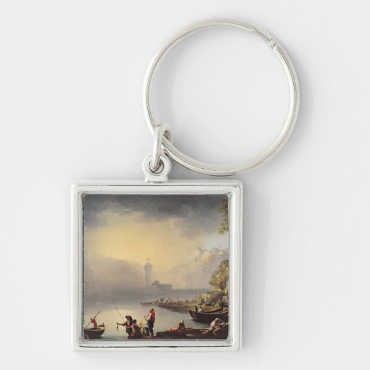 Harbour Scene Sleutelhanger (Voorkant)
