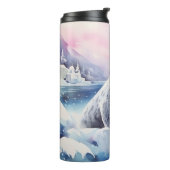 Harbour Seal Pup Winter Thermosbeker (Gedraaid links)