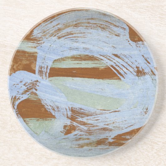 Harbour Sunset Zandsteen Onderzetter (Voorkant)