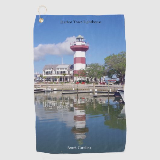 Harbour Town Lighthouse golfhanddoek (Voorkant)
