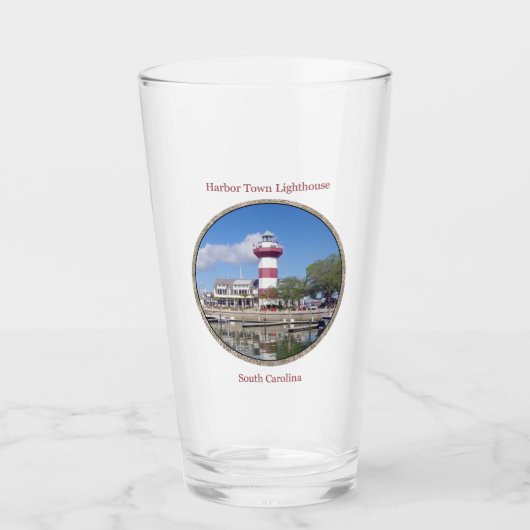 Harbour Town vuurtoren glas (Voorkant)