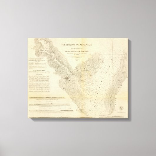 Harbour van Annapolis Canvas Afdruk (Voorkant)