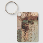 Harbour van Trieste door Egon Schiele, Kunst Sleutelhanger (Voorkant)