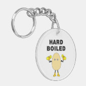 Hard Boiled Egghead Text Sleutelhanger (Voorkant Links)