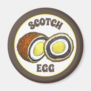 Hard Boiled Scotch Eggs UK British Snack Food Magneet