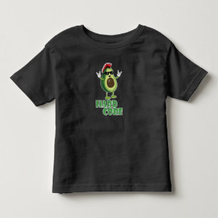 Hard Core Avocado Funny Kinder Shirts