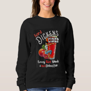 Hard Dickens Cider Meisje Whisky En Bier Appel H Trui
