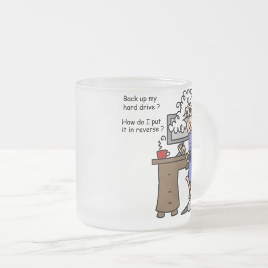 Hard Drive Back Matglas Koffiemok (Voorkant rechts)