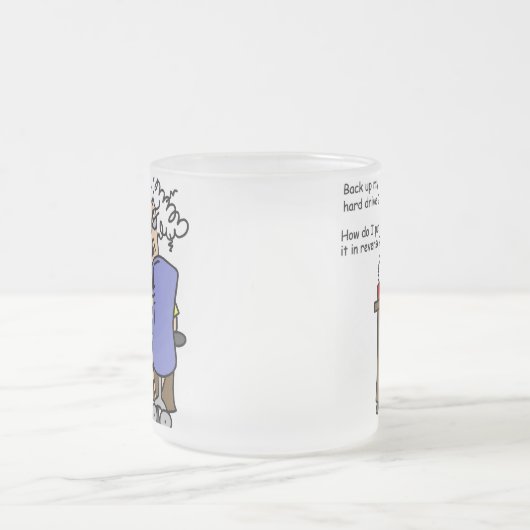 Hard Drive Back Matglas Koffiemok (Center)