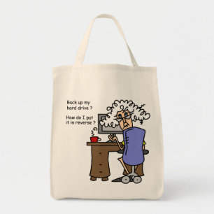 Hard Drive Back Tote Bag
