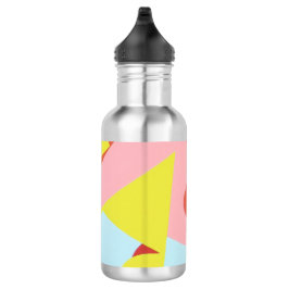 Hard-Edged Pastel Water Bottle Waterfles