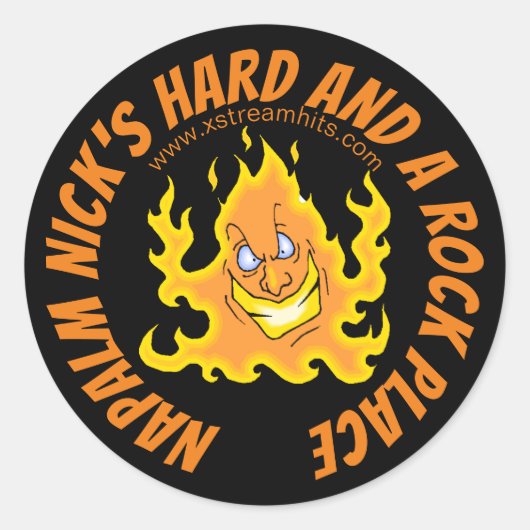 Hard en een Rock Place Stickers (Voorkant)
