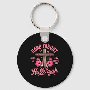 Hard Gevecht Hallelujah Bokshandschoenen geloof  Sleutelhanger