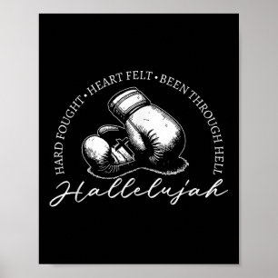 Hard gevochten Halleluja, hard gevochten hart voel Poster
