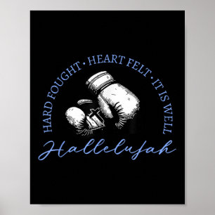 Hard gevochten hart voelde dat het goed halleluja poster