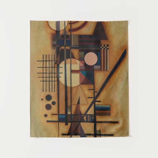 Hard in soft, 1927 by Wassily Kandinsky Wandkleed (Voorkant)