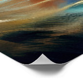 Hard Pastel Drawing Boats Water II Poster (Hoek)