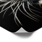 Hard Pastel Tekening Bergleeuw Poster (Hoek)