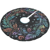 Hard Pastel tekening Kerstkrans Kerstboom Rok (Gekanteld)