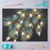 Hard Pastel Tekening Kerstmis Vakantie String Ligh Tissuepapier (Craft)