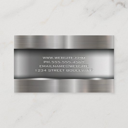 Hard Pet en gereedschap | Bouw Visitekaartje (Achterkant)