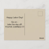 Hard Pet Holiday Briefkaart (Achterkant)