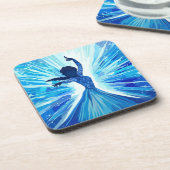 Hard plastic coaster bier onderzetter (Linkerzijde)