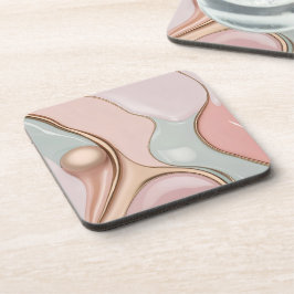 Hard plastic coaster in stylish graphic bier onderzetter