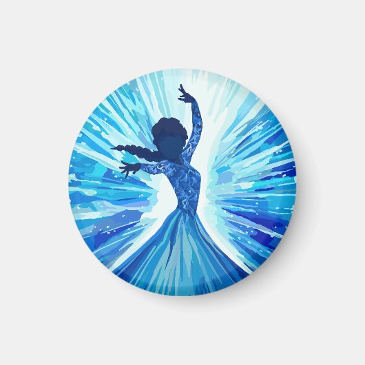 Hard plastic coaster magneet (Voorkant)