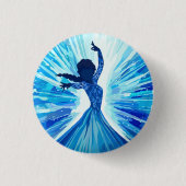 Hard plastic coaster ronde button 3,2 cm (Voorkant)