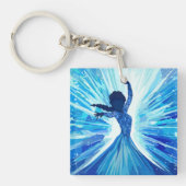 Hard plastic coaster sleutelhanger (Voorkant)