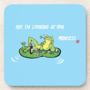 Hard Plastic Onderzetter Valentijnsdag Love Frog