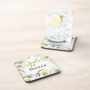 Hard plastiek onderzetter met een motief