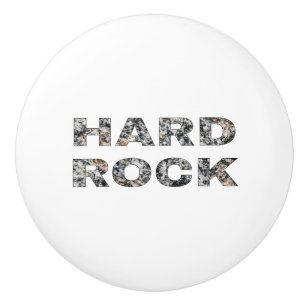 Hard Rock Granite-tekst Keramische Knop