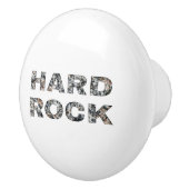 Hard Rock Granite-tekst Keramische Knop (Rechts)