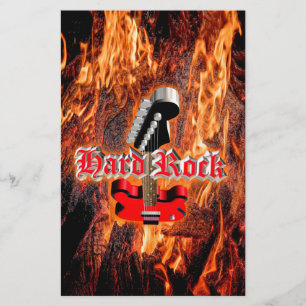 Hard rock in het vuur flyer